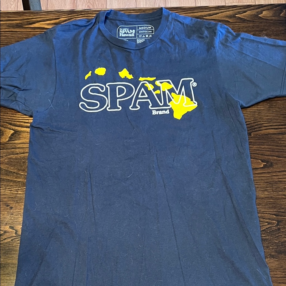 SPAM Brand Navy Blue T-Shirt